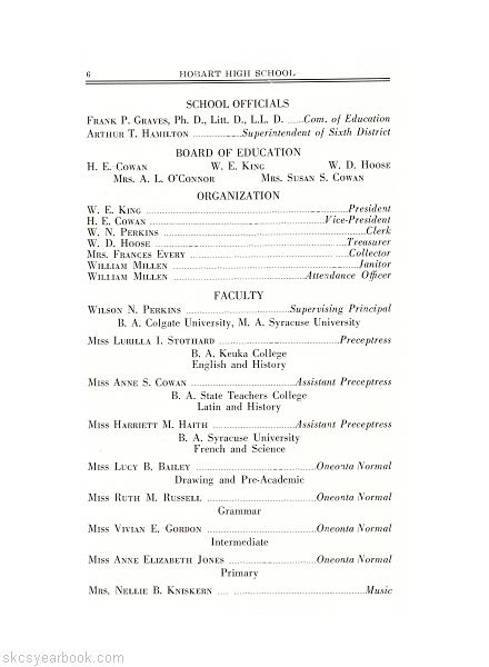 SKCS Yearbook 1928•4 South Kortright Central School Almedian