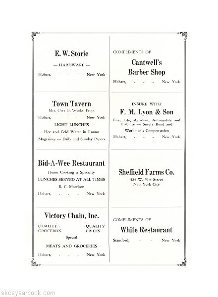 SKCS Yearbook 1934•47 South Kortright Central School Almedian