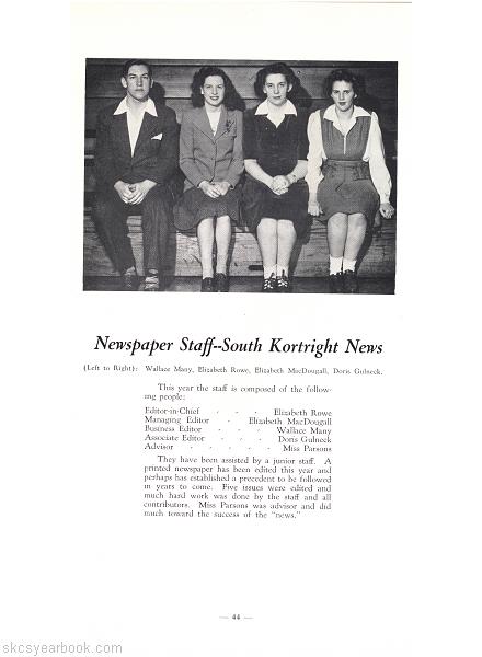 SKCS Yearbook 1945•44 South Kortright Central School Almedian