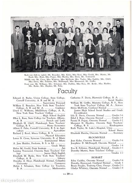 SKCS Yearbook 1947•10 South Kortright Central School Almedian