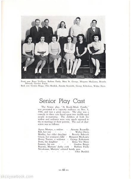 SKCS Yearbook 1947•45 South Kortright Central School Almedian