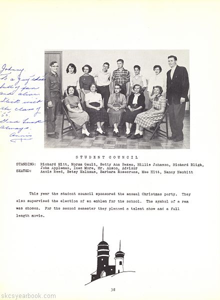 SKCS Yearbook 1954•38 South Kortright Central School Almedian