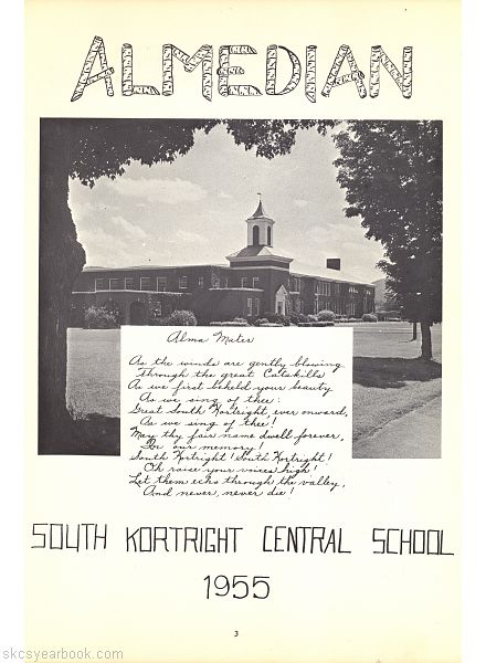 SKCS Yearbook 1955•3 South Kortright Central School Almedian