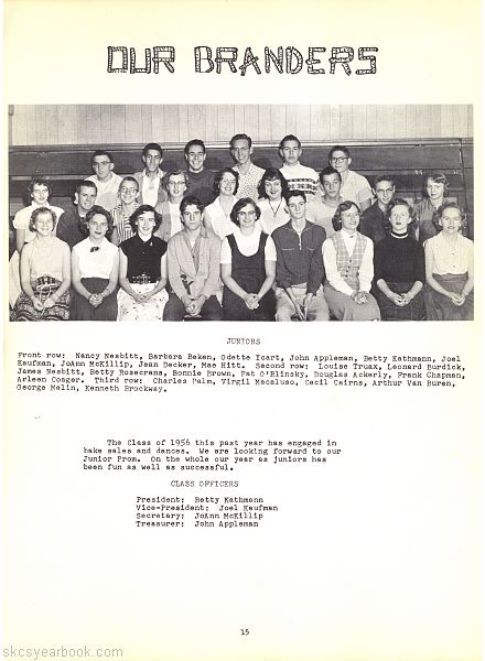 SKCS Yearbook 1955•15 South Kortright Central School Almedian