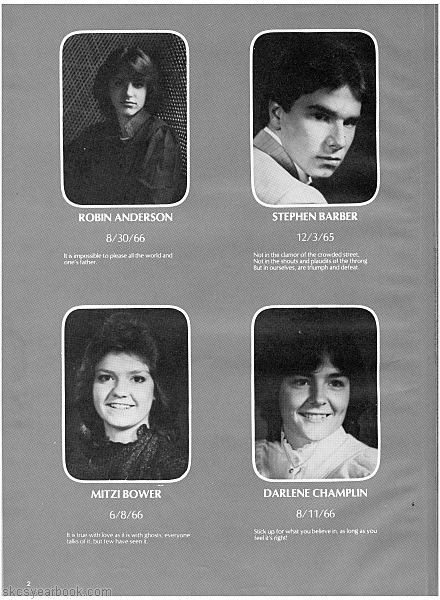 SKCS Yearbook 1984•2 South Kortright Central School Almedian