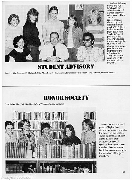 SKCS Yearbook 1984•35 South Kortright Central School Almedian